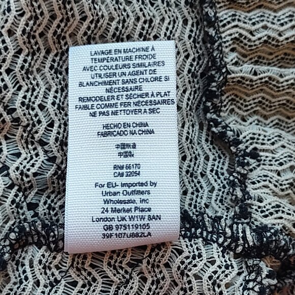 Free People Peplum Crochet Knit Tank Top  Coquette Indie Dainty Festival Boho XS - Picture 9 of 9